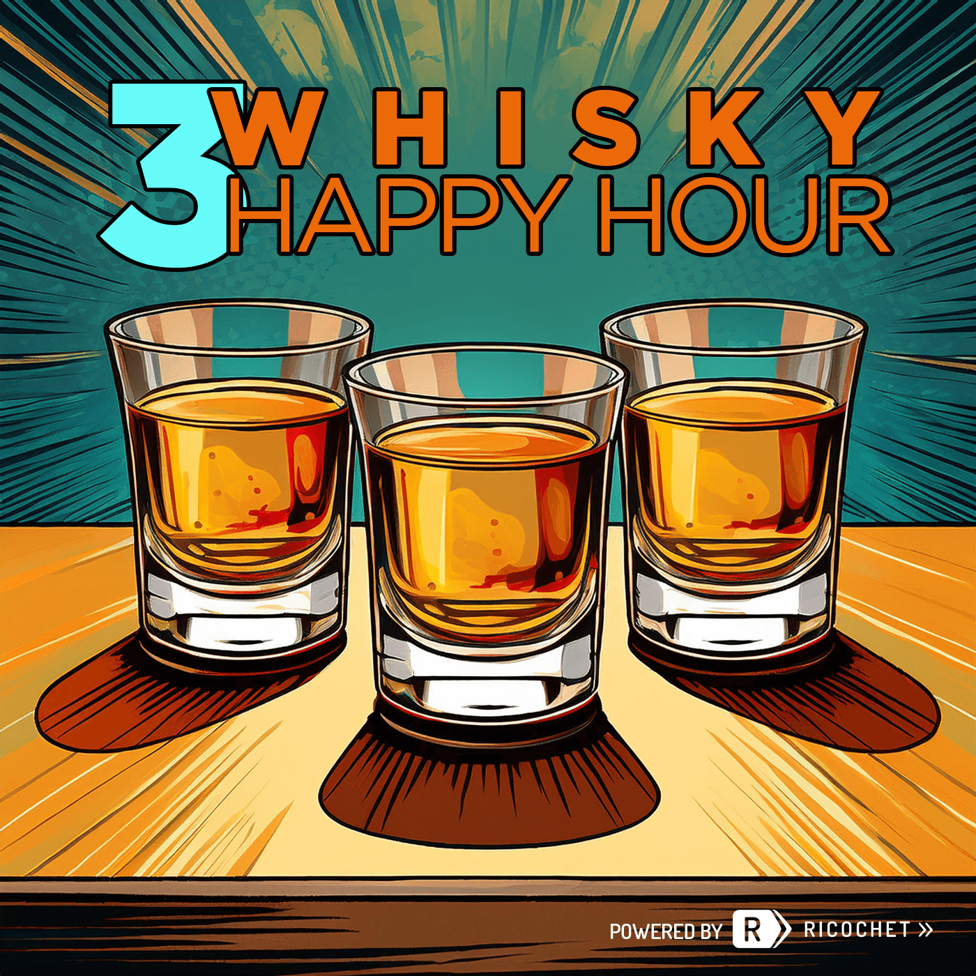 3 Whisky Happy Hour: The Three Whisky Happy Hour: Live from Tulsa! - The Ricochet Superfeed cover
