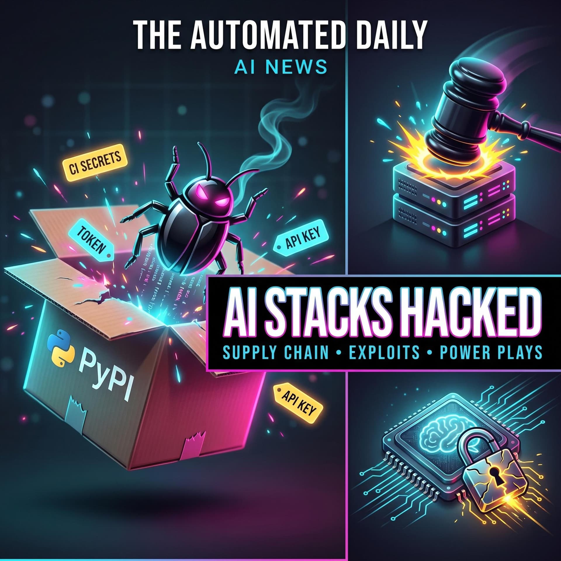 Malicious PyPI package hits AI stacks & GitHub bug shows AI-boosted exploits - AI News (May 1, 2026) - The Automated Daily - AI News Edition cover