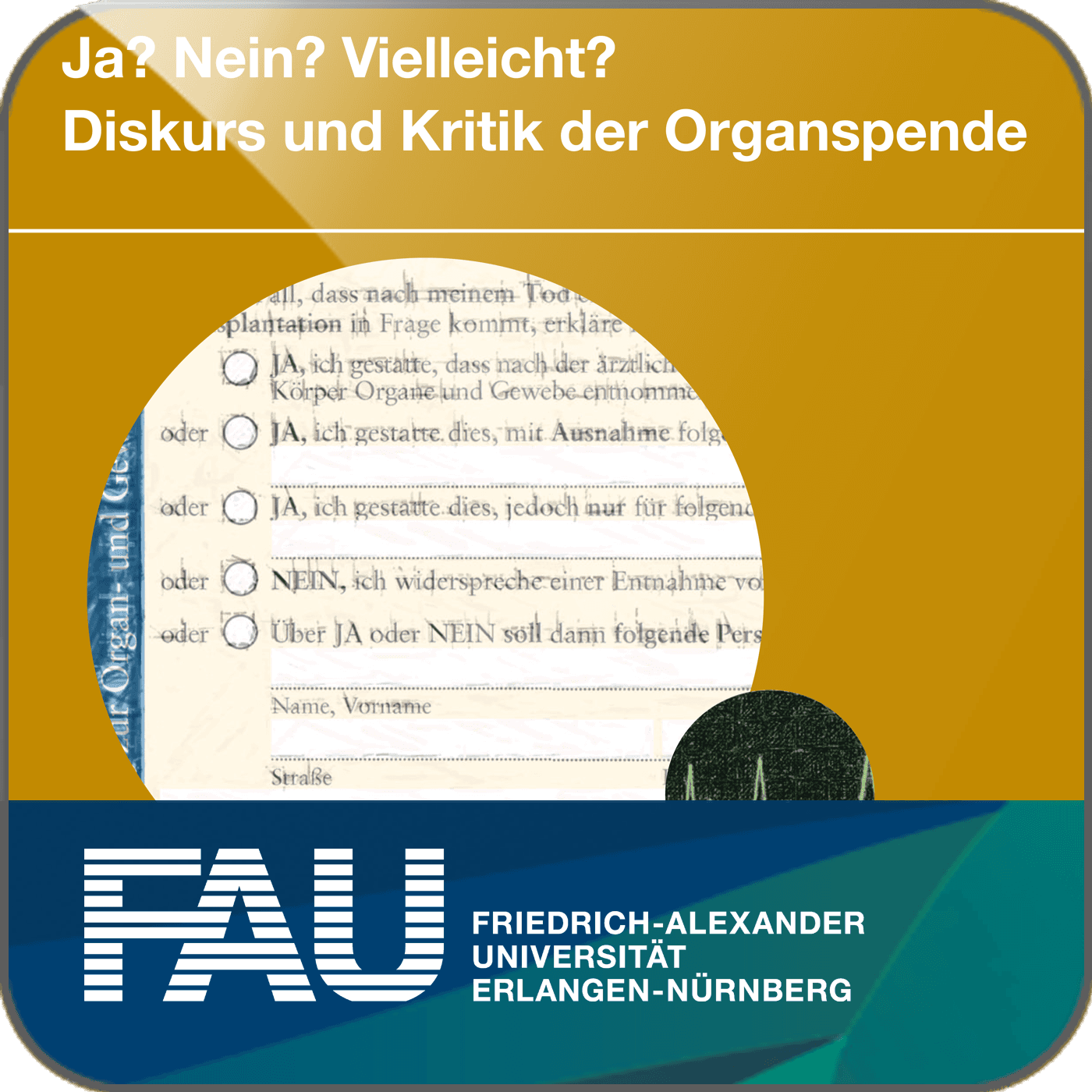 Ja? Nein? Vielleicht? Diskurs und Kritik der Organspende Series ID:485 cover