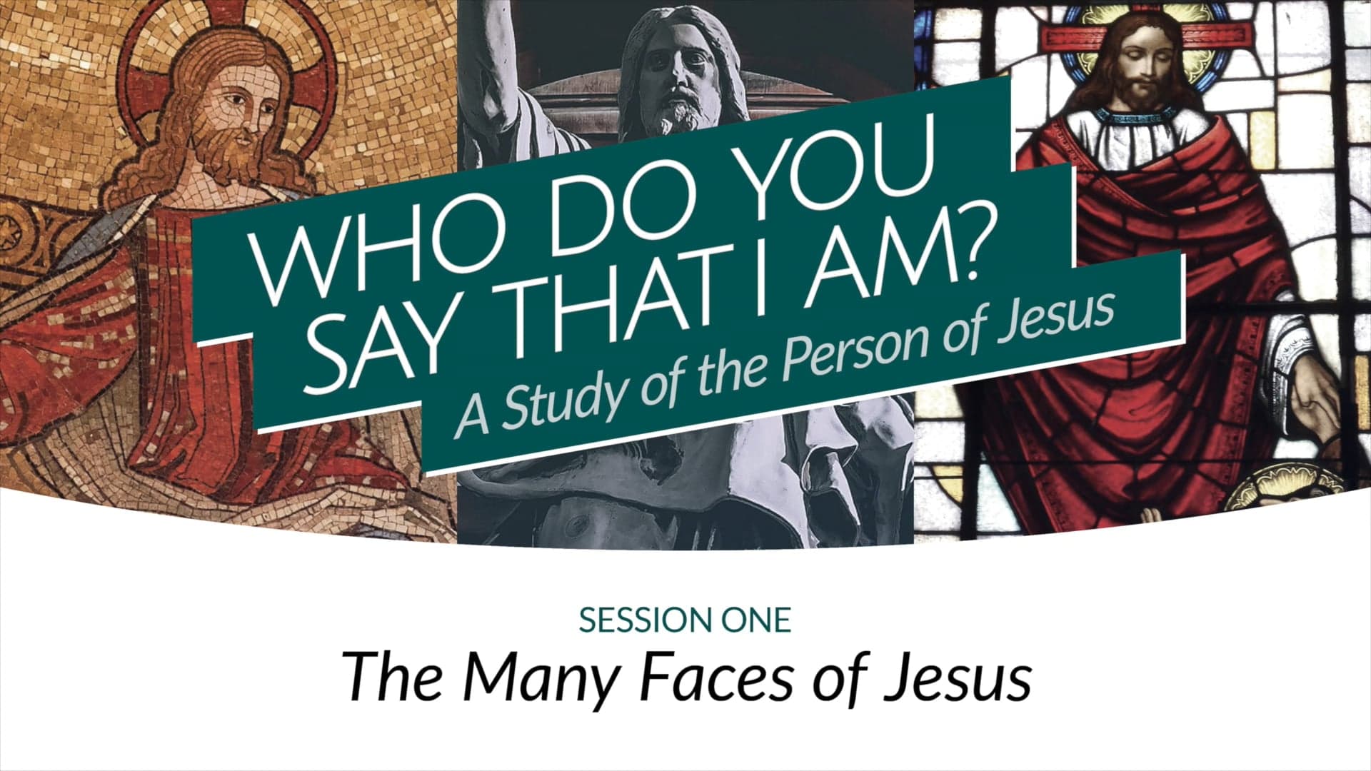 1 – The Many Faces of Jesus - Christ Church Studies cover