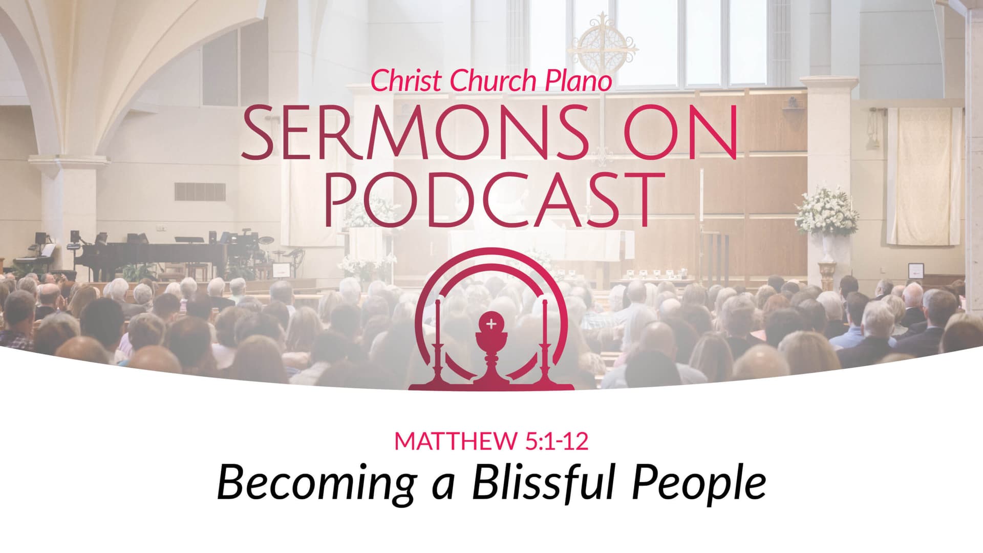 Becoming a Blissful People - Christ Church Sermons cover