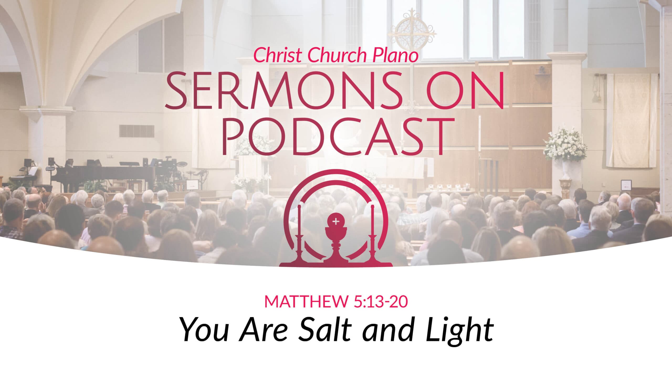 You Are Salt and Light - Christ Church Sermons cover
