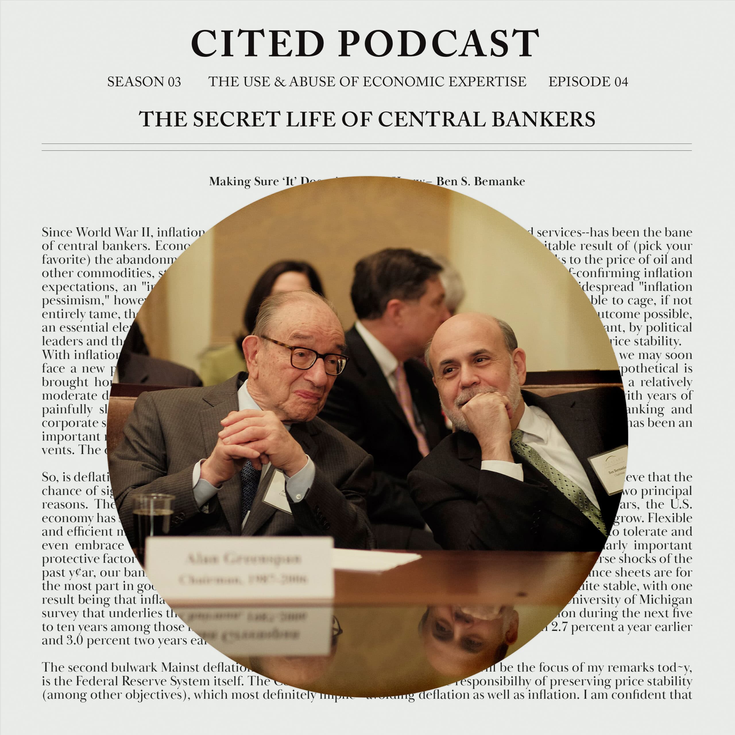 Episode #4: The Secret Life of Central Bankers - Cited Podcast cover