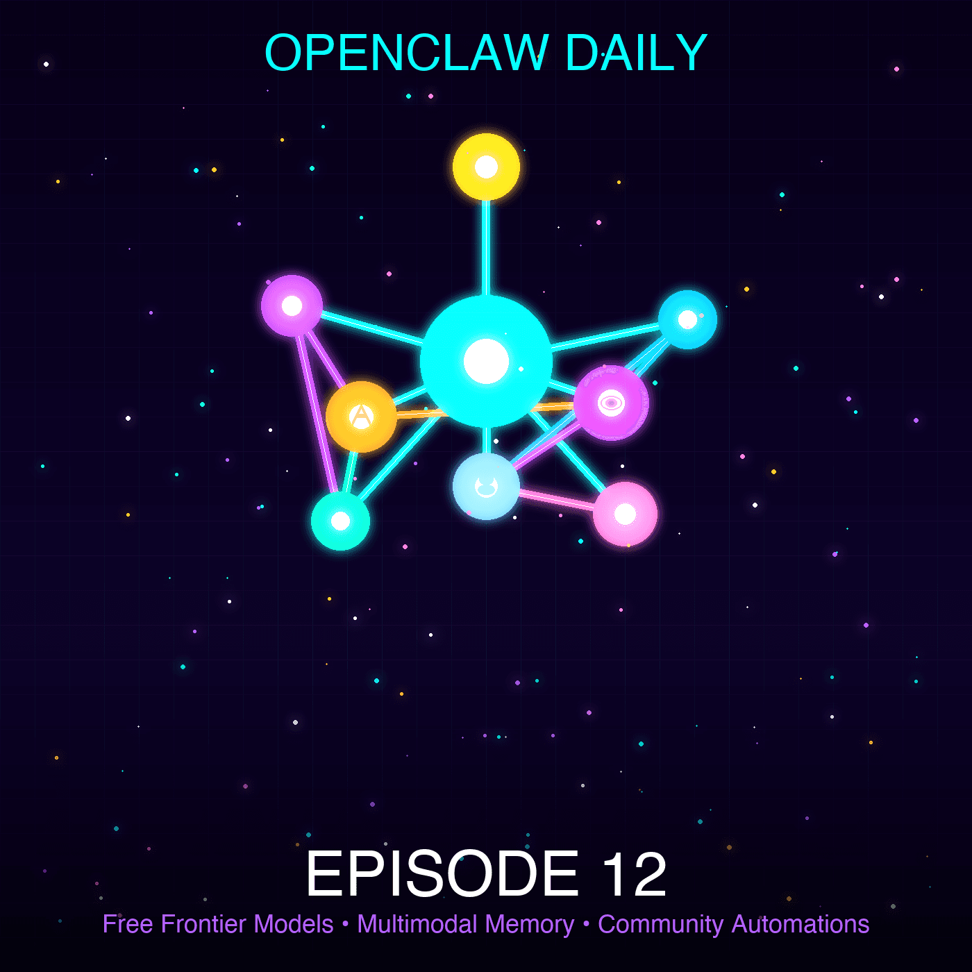 Episode 12: Free Frontier Models, Multimodal Memory & Community Automations - OpenClaw Daily cover