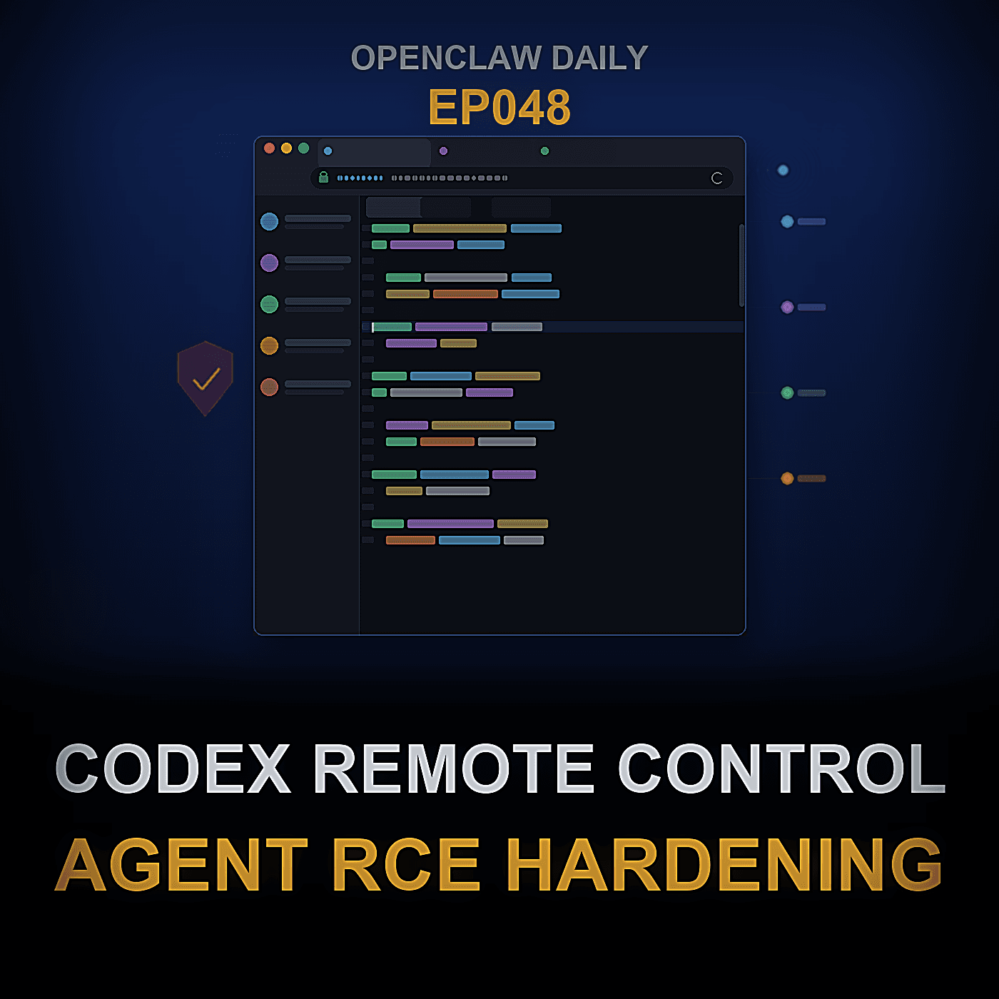 Episode 48: Codex Remote Control, Agent RCE Hardening, Copilot Session Hooks, and Microsoft Agent Framework 1.5 — OpenClaw Daily cover