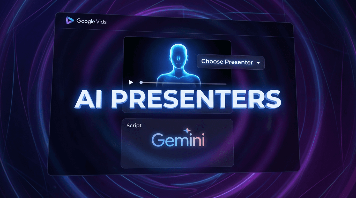 Google Vids Drops AI Avatars: Your Talent is a Dropdown - Blue Lightning AI Daily cover