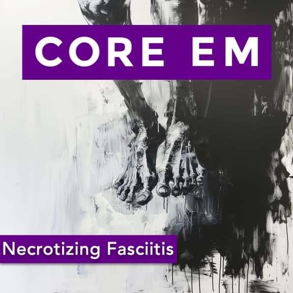 Episode 204: Necrotizing Fasciitis - Core EM - Emergency Medicine Podcast cover