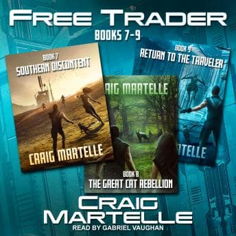 Free Trader Box Set: Books 7 - 9 by Craig Martelle - Discover the Best Audio Stories in Science Fiction & Fantasy, Science Fiction cover