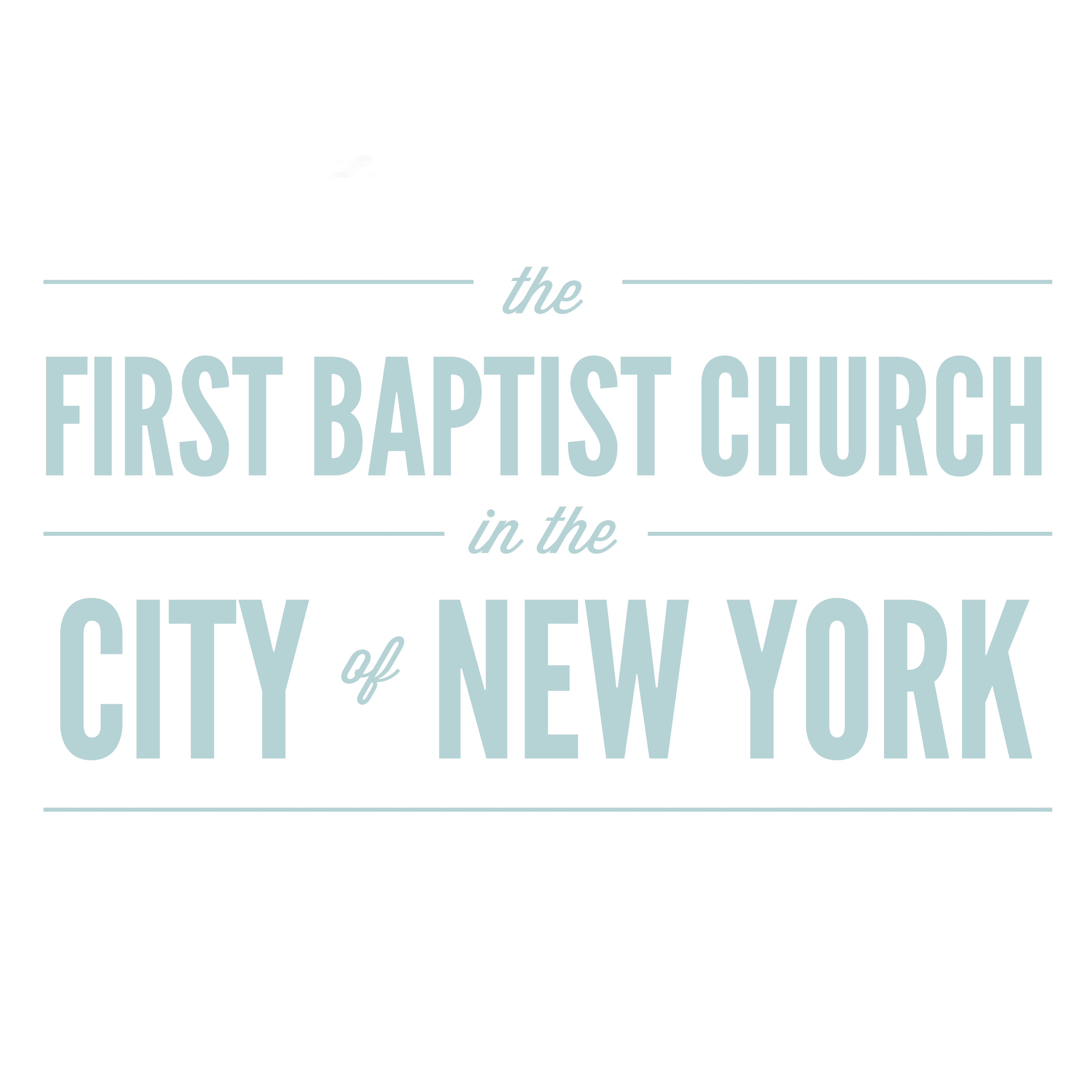 First Baptist NYC cover