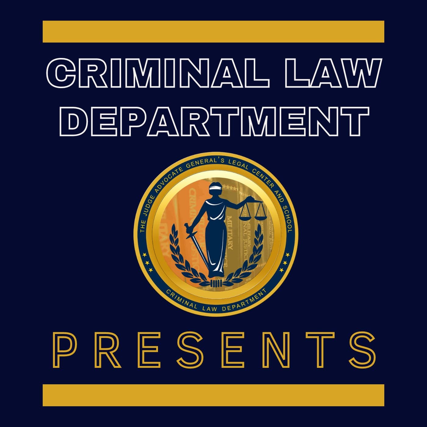Criminal Law Department Presents cover