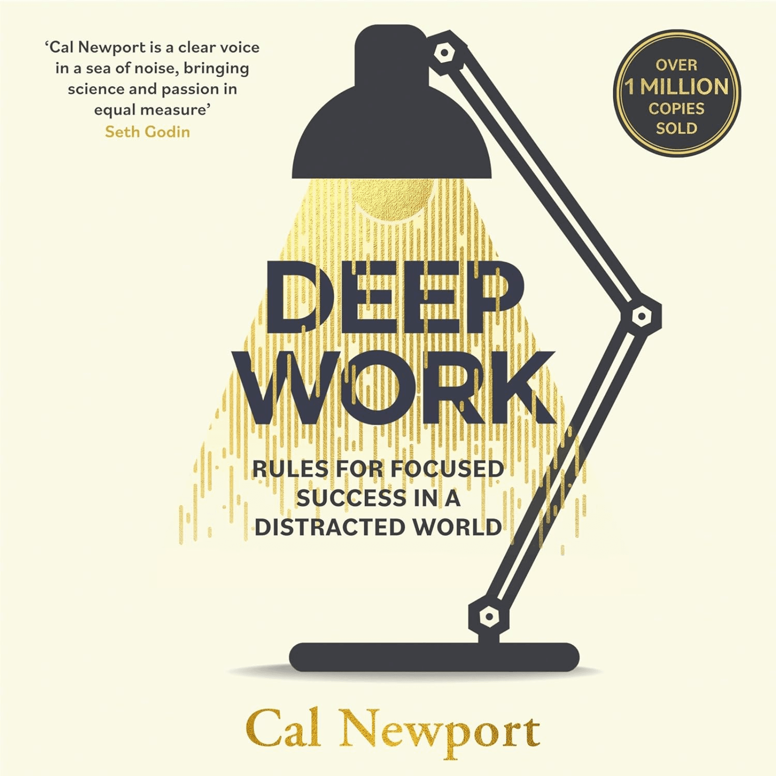 Deep Work: Rules for Focused Success in a Distracted World by Cal Newport, Book Summary, Podcast cover