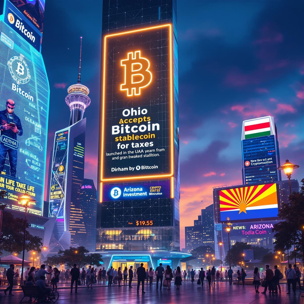 Ohio Crypto Taxes, UAE Stablecoin, and Arizona Investment Legislation - The Crypto Daily Brief cover