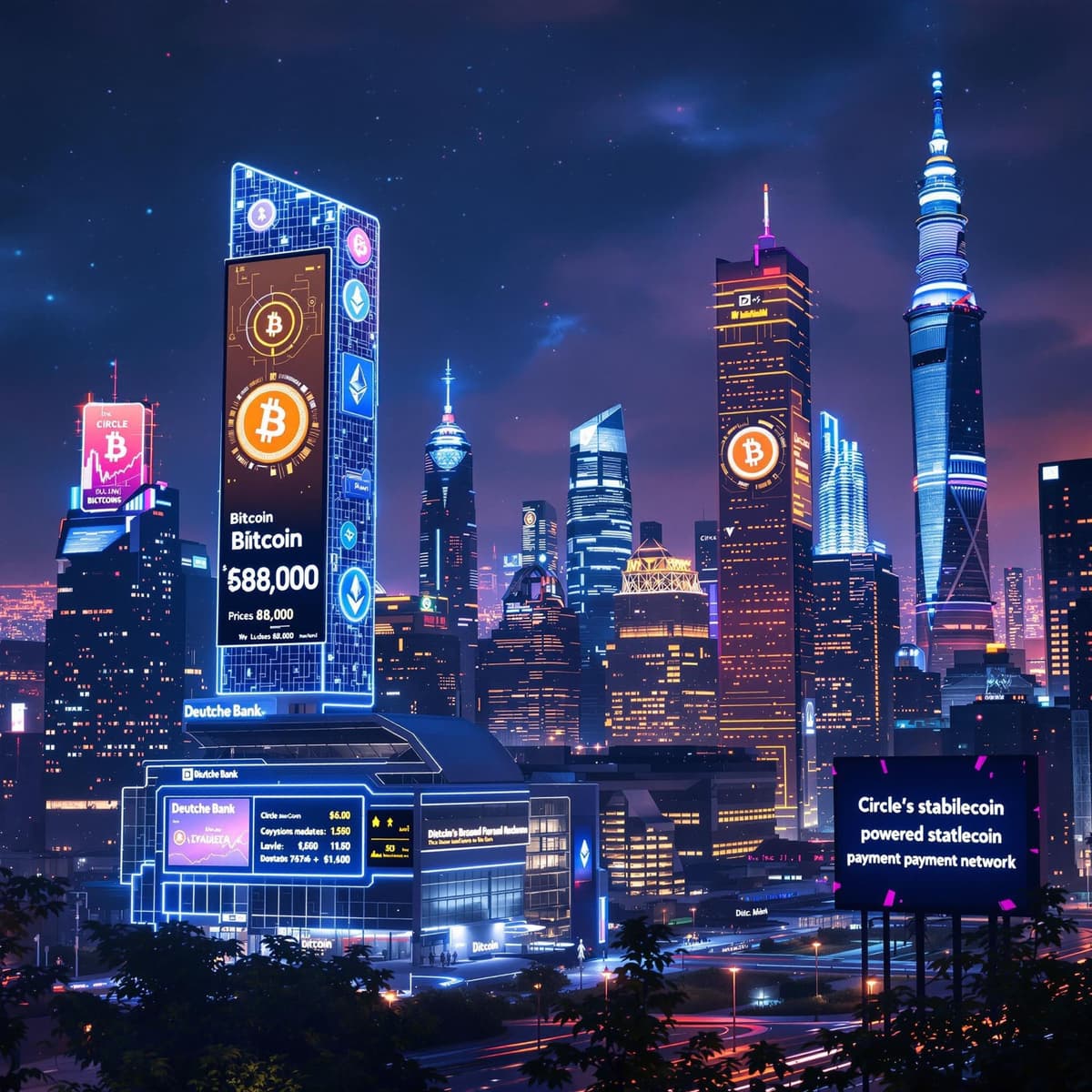 Bitcoin Surge, Deutsche Bank's Crypto Moves, and Circle's Payment Innovations - The Crypto Daily Brief cover