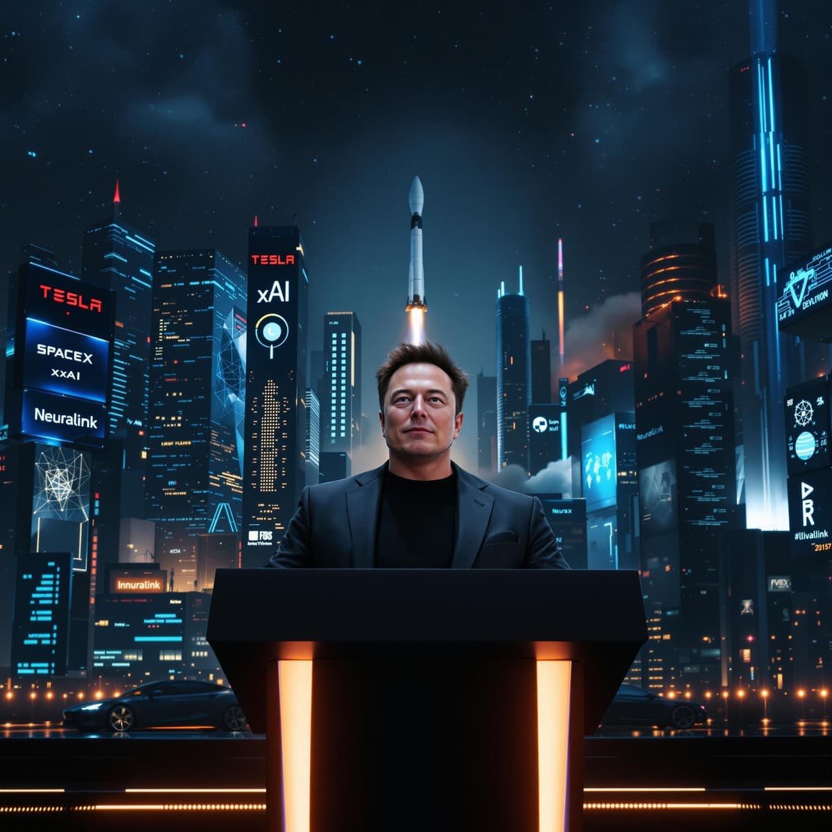 Tesla and Politics, xAI's Energy Solutions, and Neuralink's Human Impact - The Elon Musk Daily Brief cover