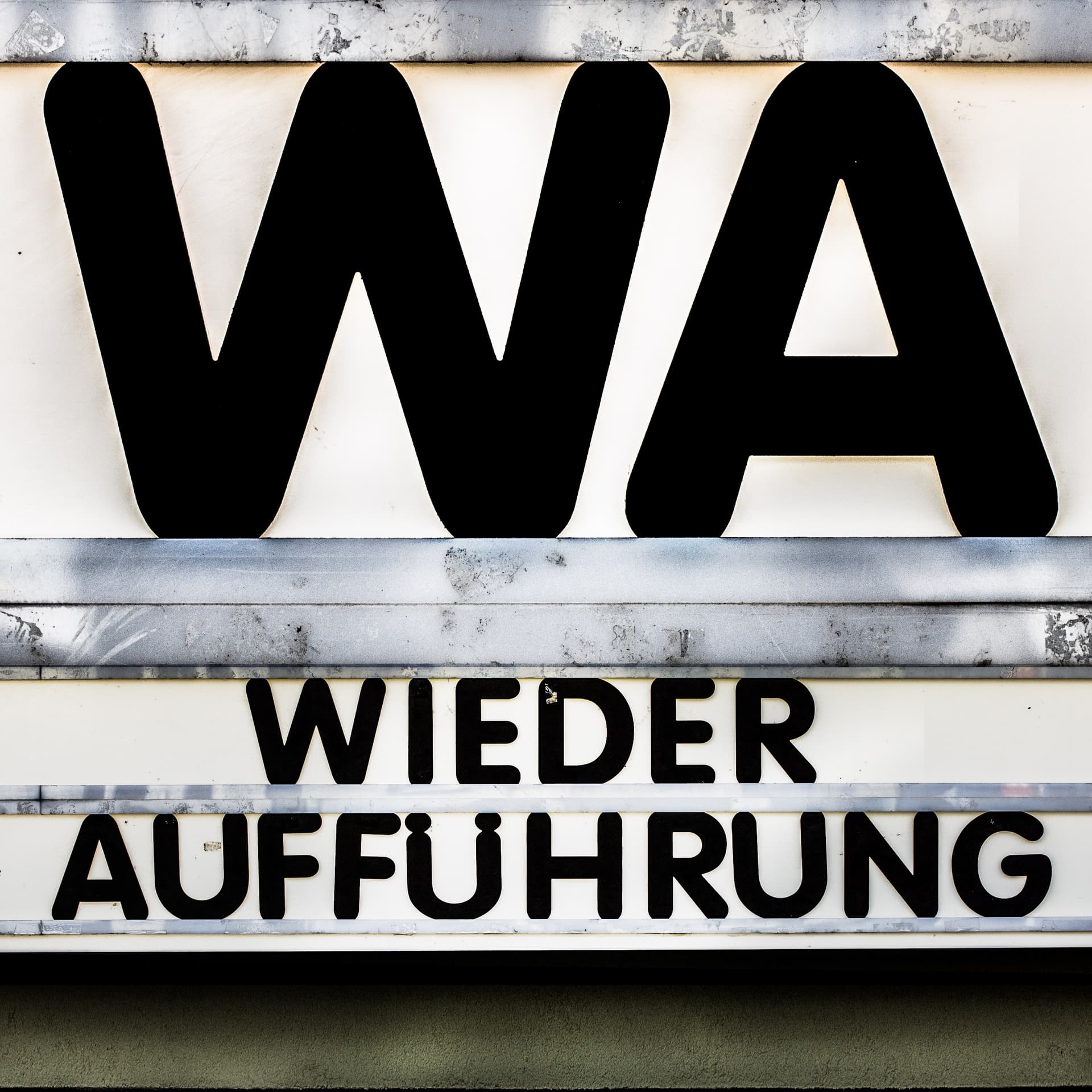 Wiederaufführung cover