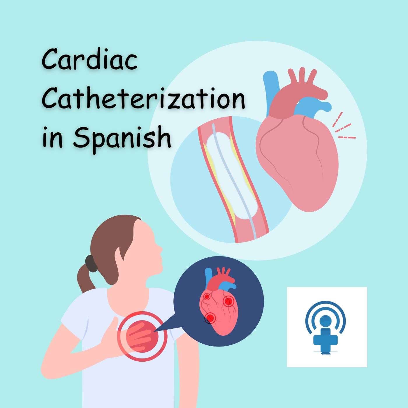 Cardiac Cath: Learn to Explain Risks in Spanish - Medical Spanish Podcast cover