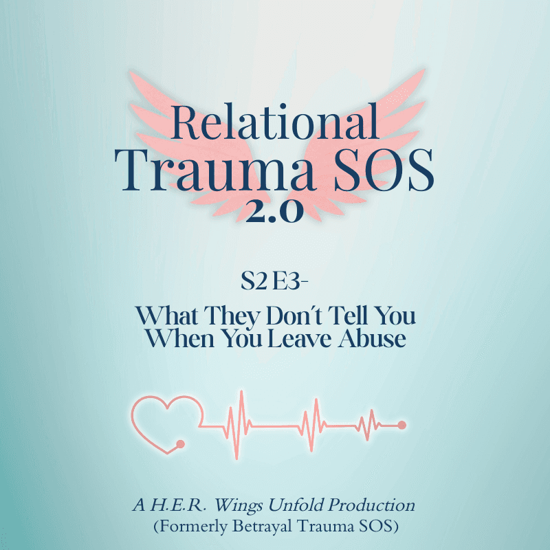 S2 E3- This is my story. I get to decide who has the privilege of hearing it. - Relational Trauma SOS cover
