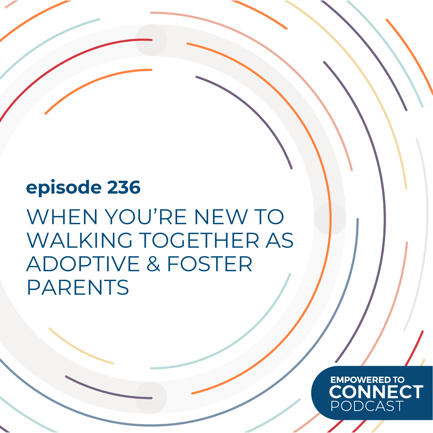 [E236] When You're New to Walking Together as Adoptive/Foster Parents - Empowered to Connect Podcast cover