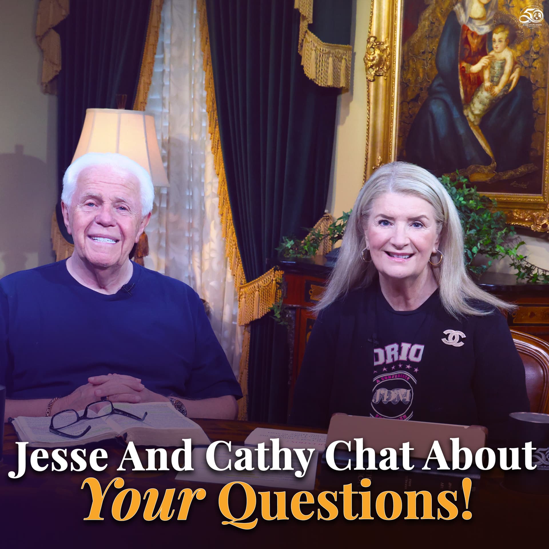 Jesse And Cathy Chat About Your Questions! - Jesse Duplantis Ministries Board Room Chat Audio Podcast cover