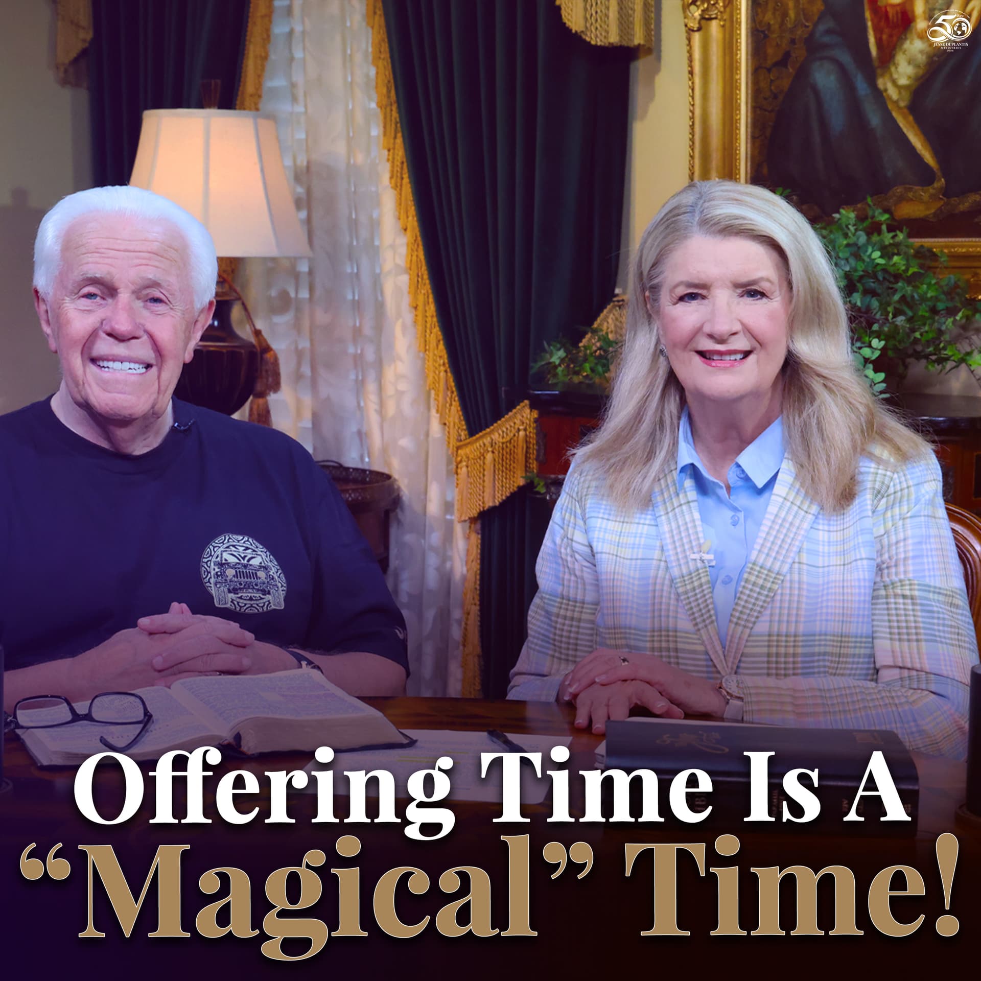 Offering Time Is A “Magical” Time! - Jesse Duplantis Ministries Board Room Chat Audio Podcast cover