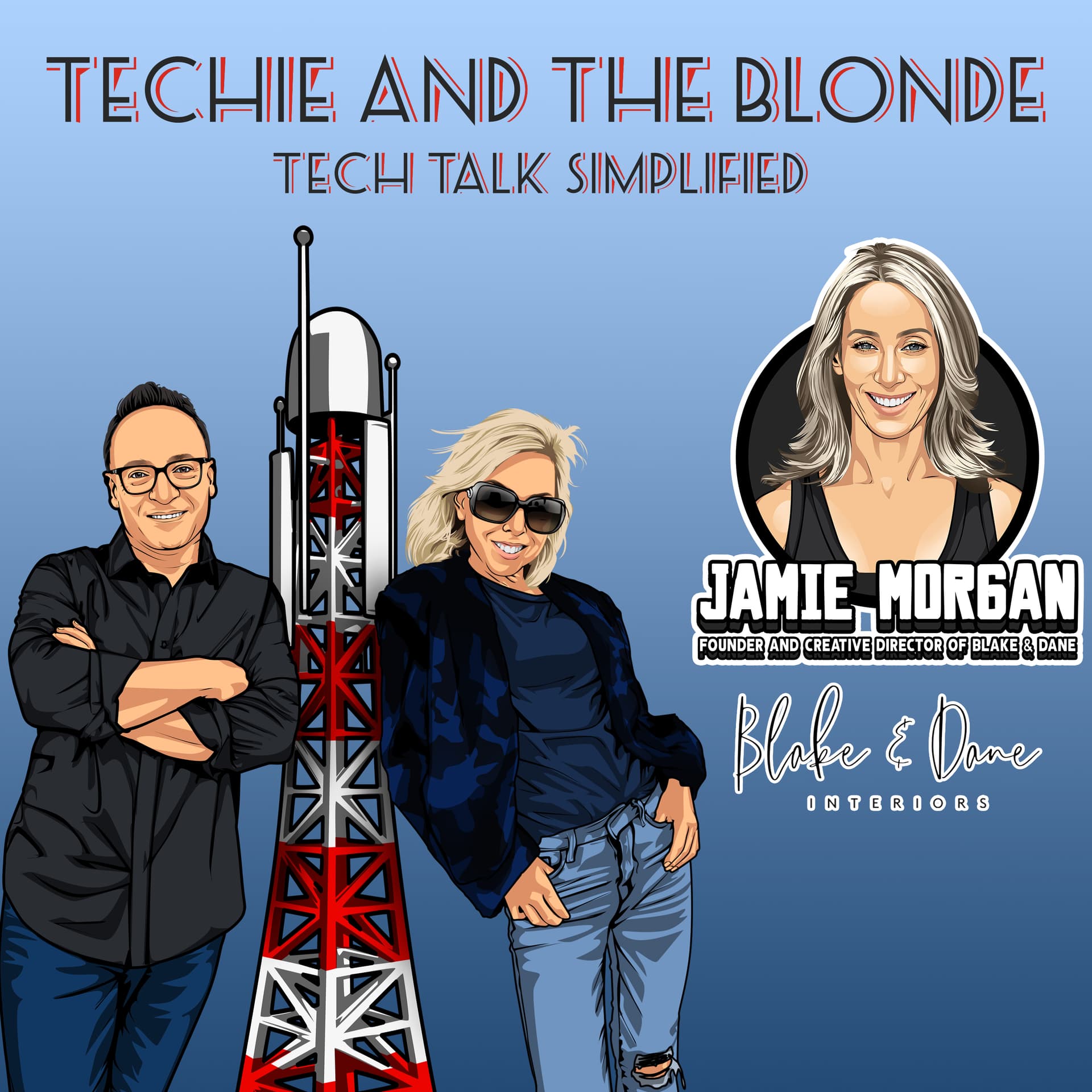 Mood Board's and Machine's - Techie and the Blonde cover