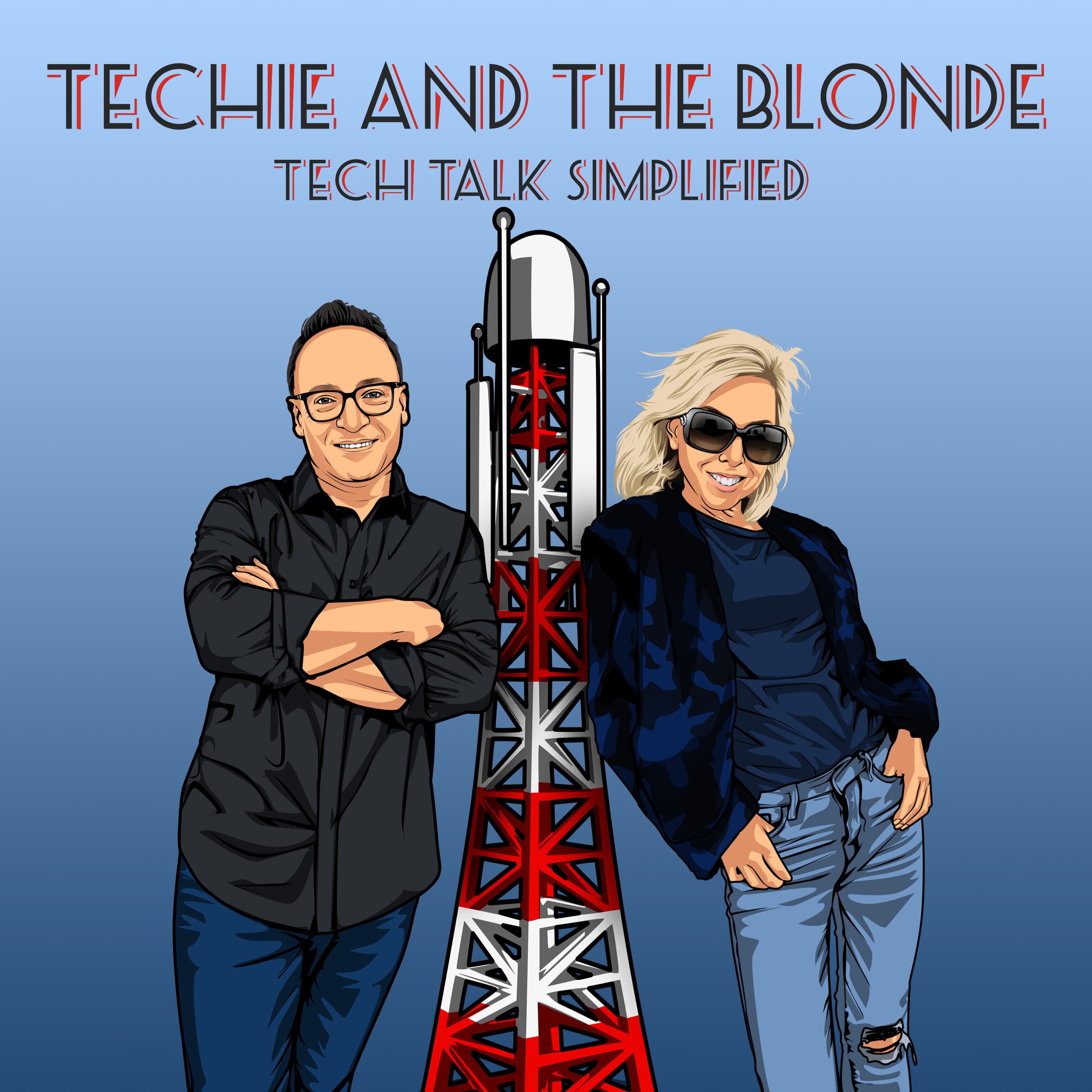 Techie and the Blonde cover