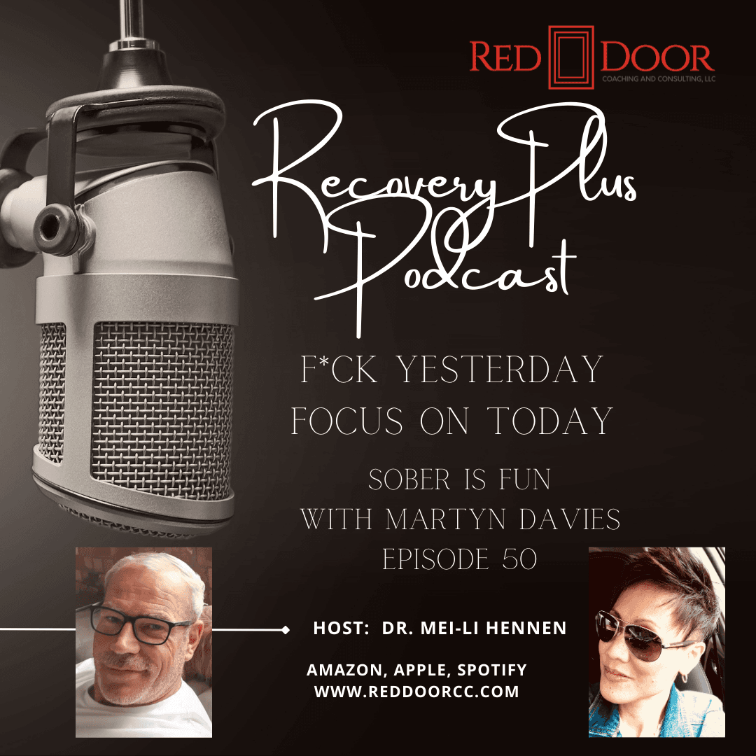 Episode 50: Sober Is Fun with Martyn Davies - Recovery Plus Podcast: F*ck Yesterday, Focus on Today cover
