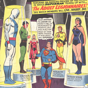 Future Shock (Adventure Comics 354) - Checkered Past cover