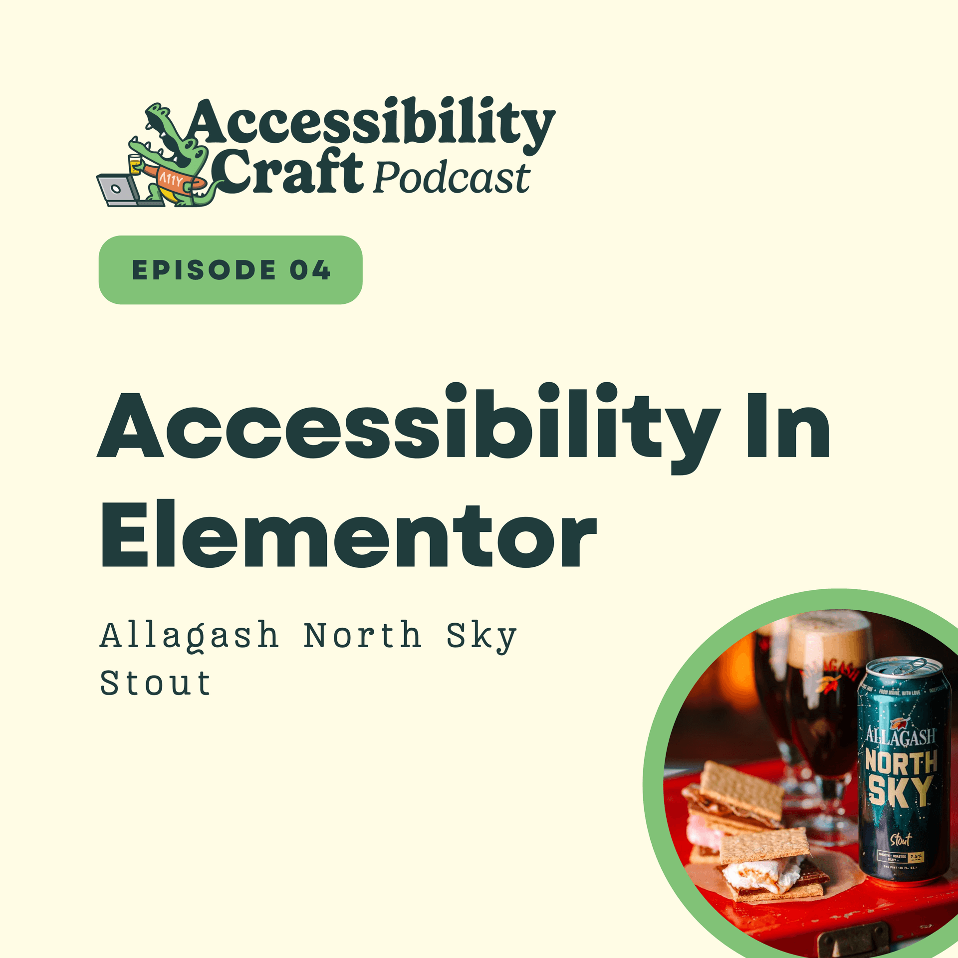 Accessibility in Elementor | Allagash North Sky Stout - Accessibility Craft cover