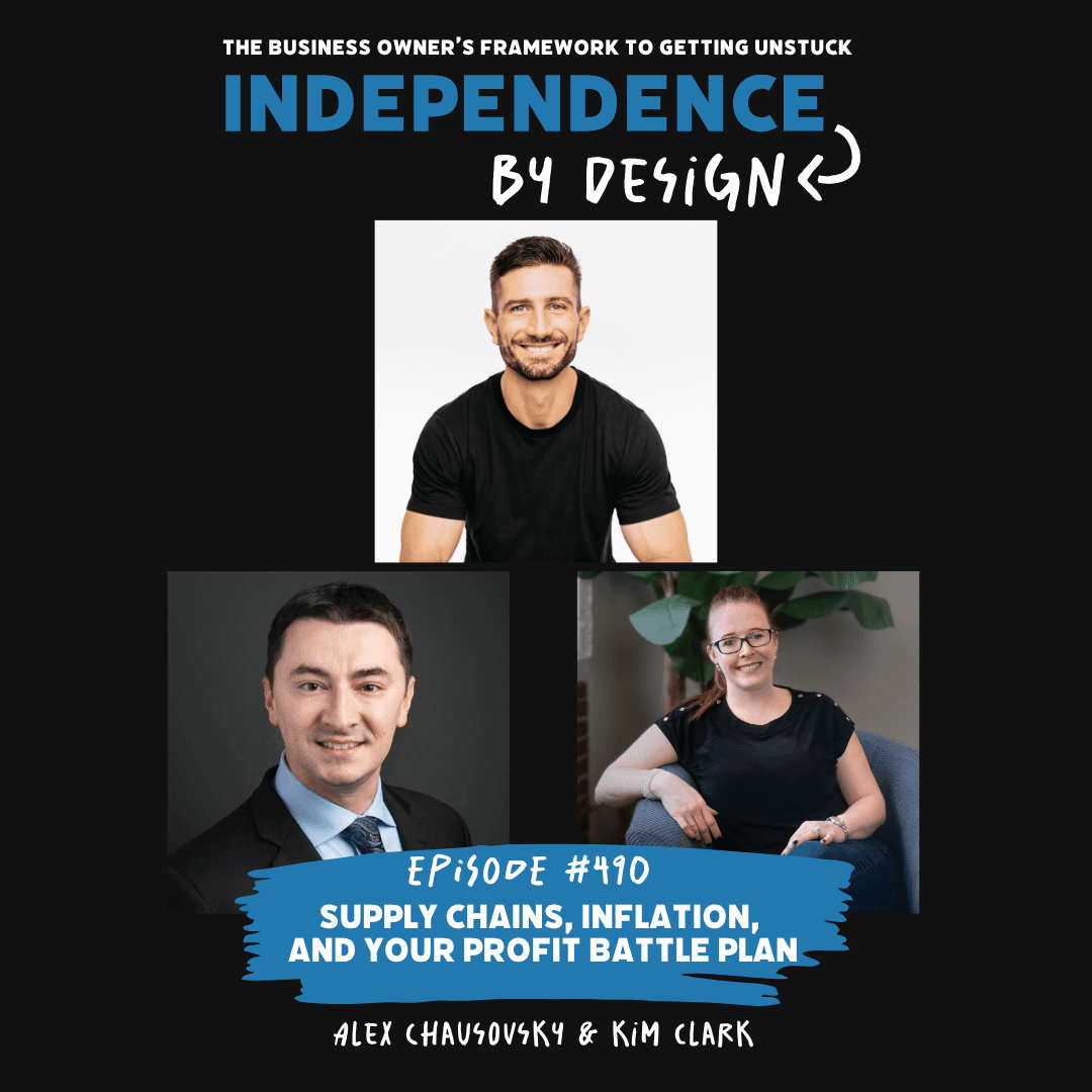 #490: Alex Chausovsky | Supply Chains, Inflation, and Your Profit Battle Plan - Independence by Design™ cover
