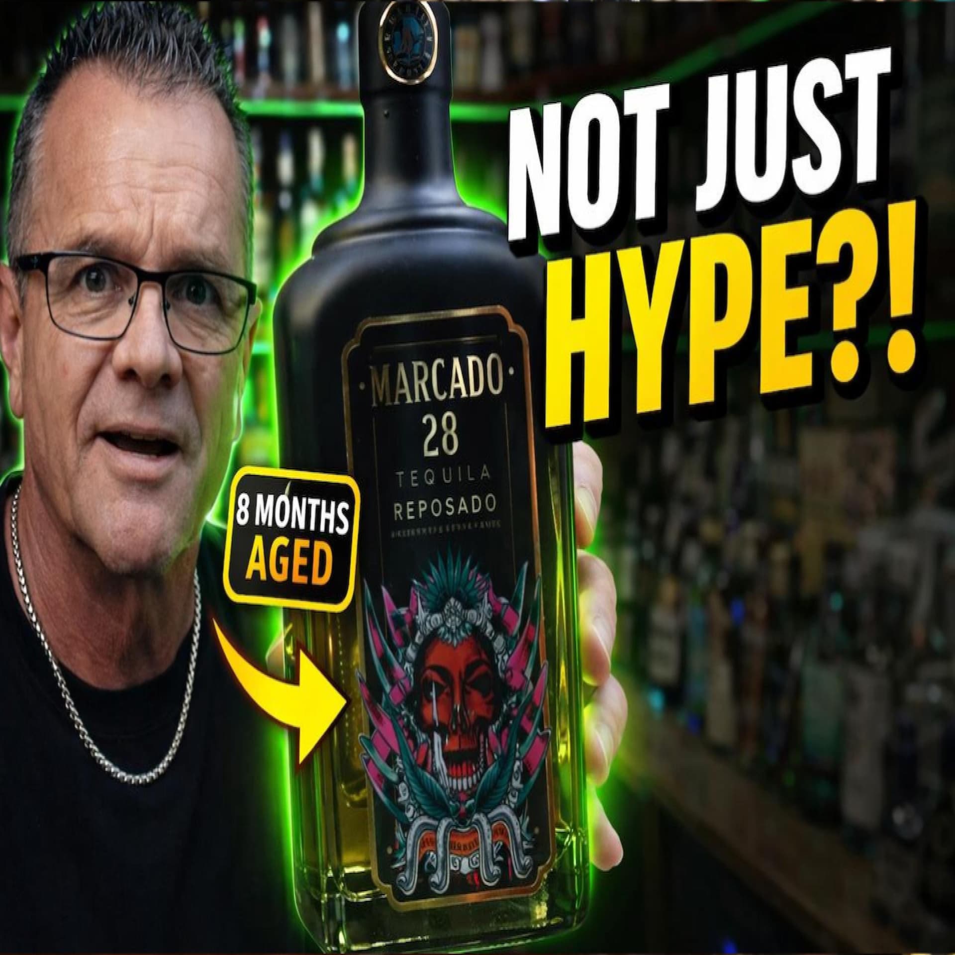 Marcado 28 Reposado Review | Not Just Hype?! (Celebrity Tequila Surprise) - Tasting Tequila with Brad cover
