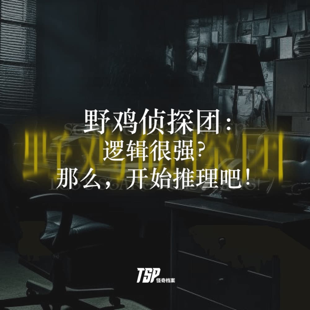 野鸡侦探团：逻辑很强？那么，开始推理吧！ - TSP怪奇档案 cover