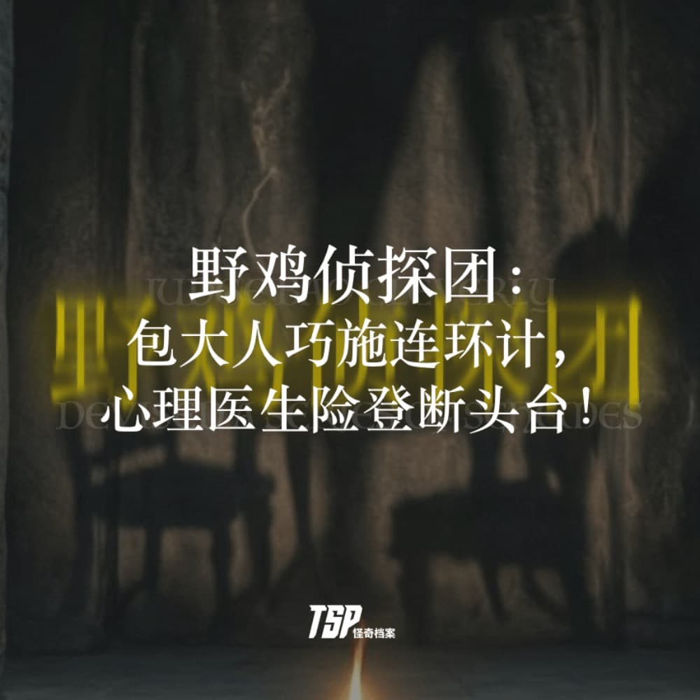 野鸡侦探团：包大人巧施连环计，心理医生险登断头台！ — TSP怪奇档案 cover