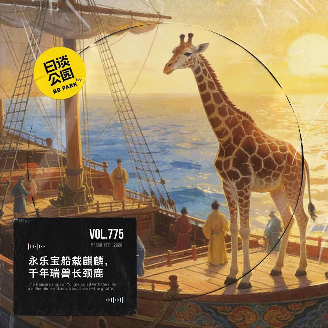 vol.775 永乐宝船载麒麟，千年瑞兽长颈鹿 - 日谈公园 cover