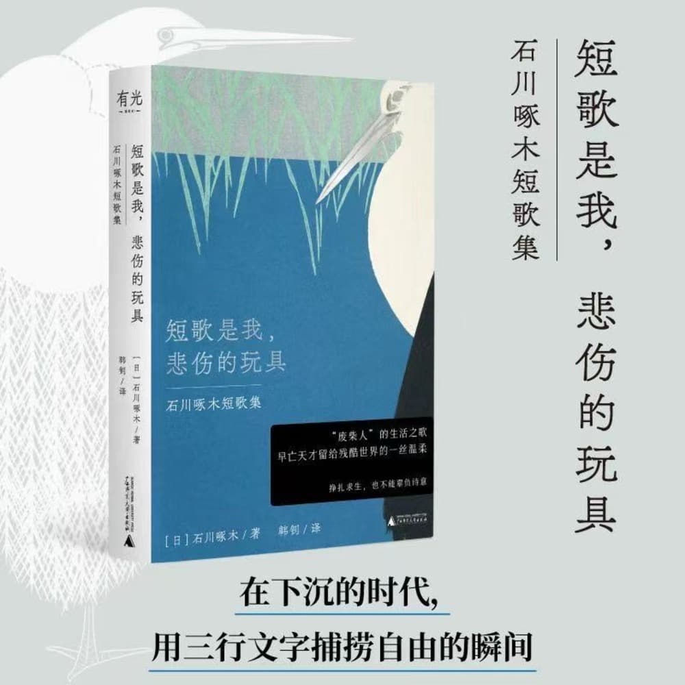 【沙青青x韩钊】石川啄木：我抱持的思想，都是因为缺钱 - 蜜獾吃书 cover