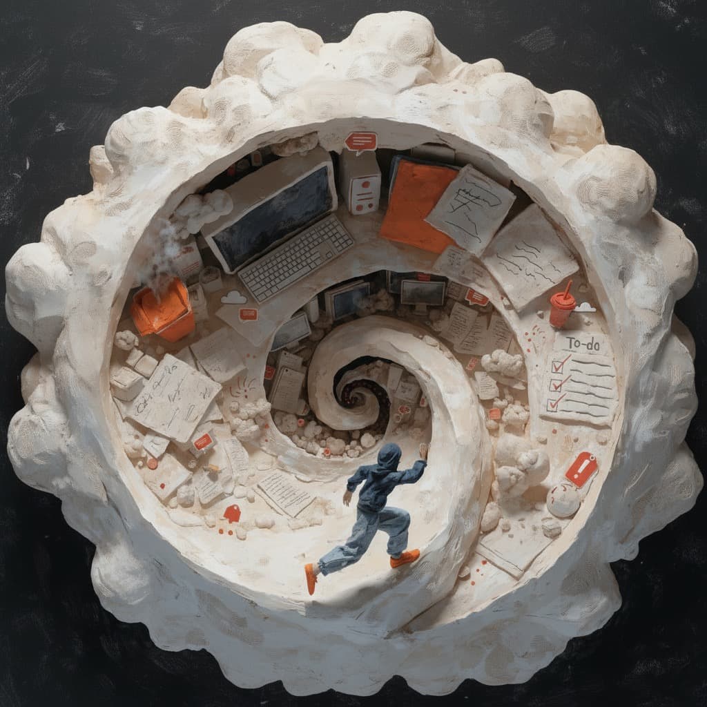 E227 疲惫经济学：为什么技术进步了，我们却更累了？ - 知行小酒馆｜关注投资理财，更关注怎样更好地生活 cover