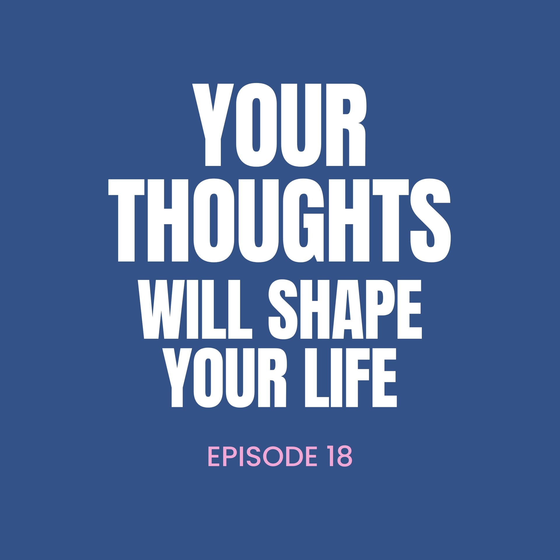 Your  Thoughts Will Shape Your Life - The Goal Table cover