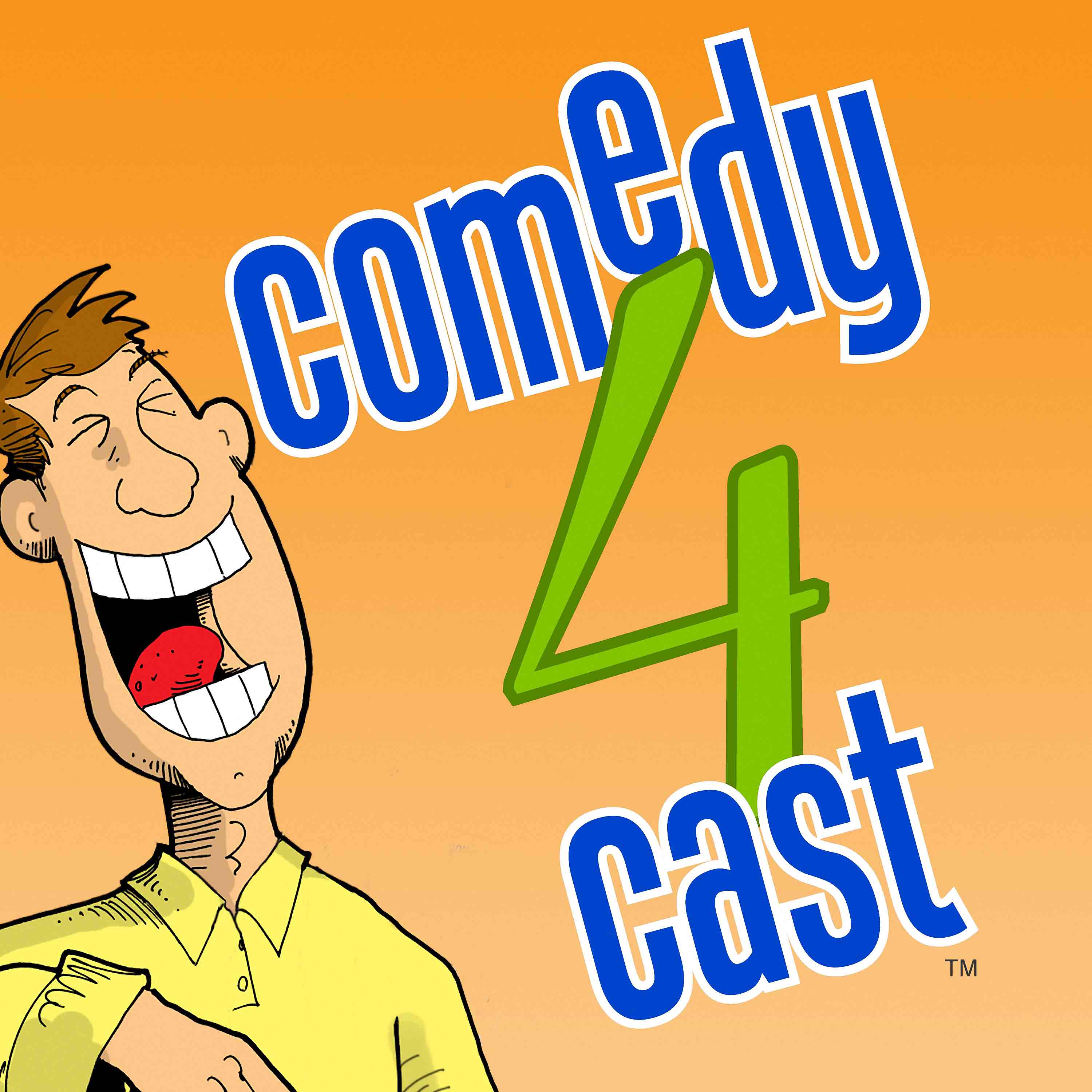 comedy4cast comedy podcast cover