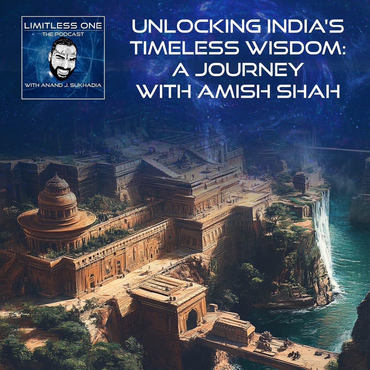 Unlocking India's Timeless Wisdom: A Journey With Amish Shah - LIMITLESS ONE cover