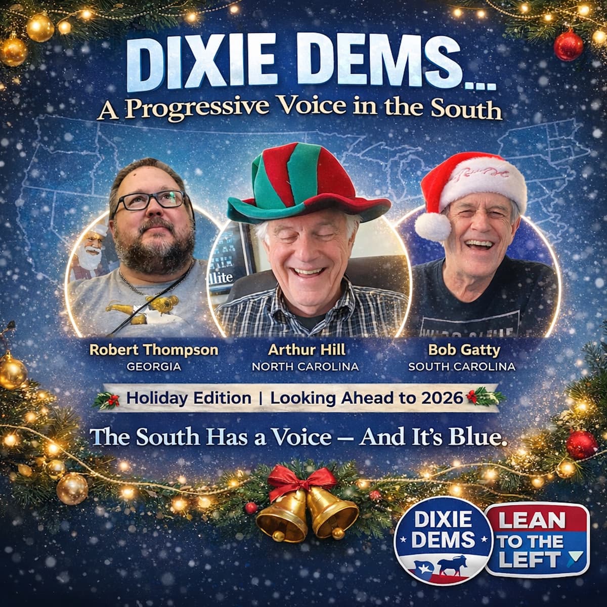 The Dixie Dems: A Progressive Voice in the South During the Holidays - The Lean to the Left Podcast cover