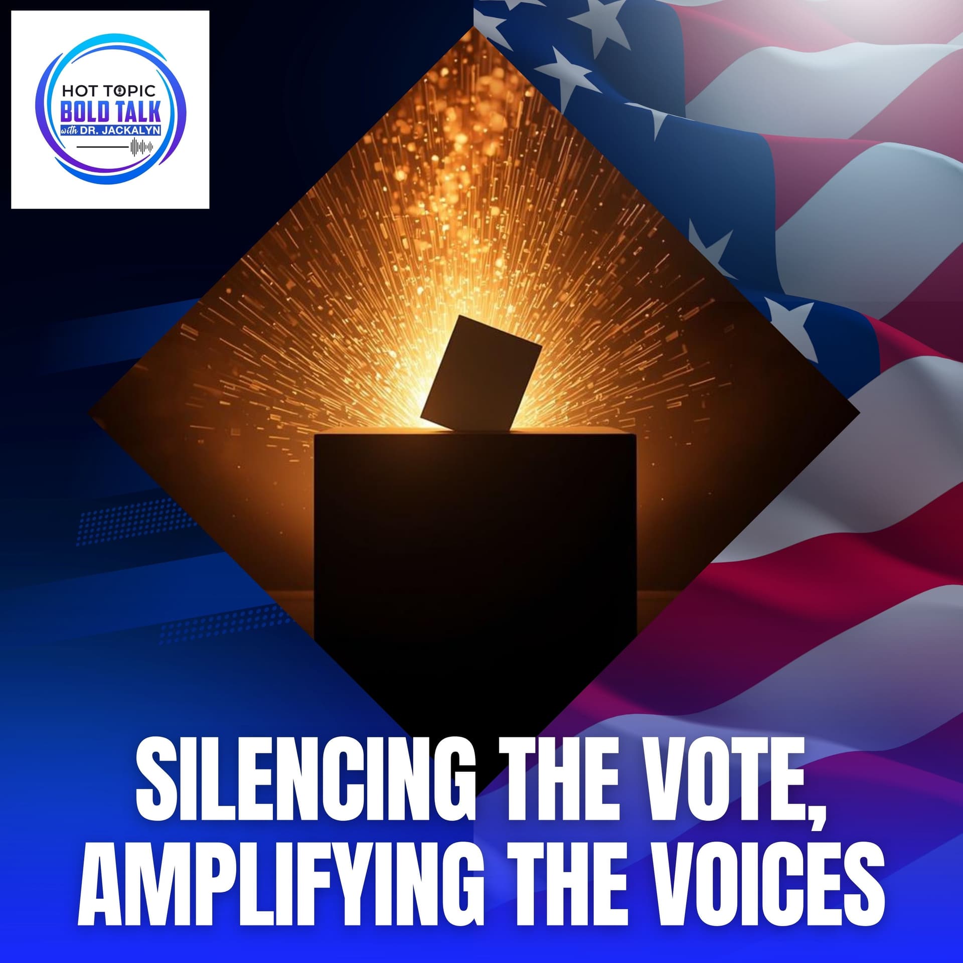 Silencing The Vote, Amplifying The Voices — Hot Topic Bold Talk cover