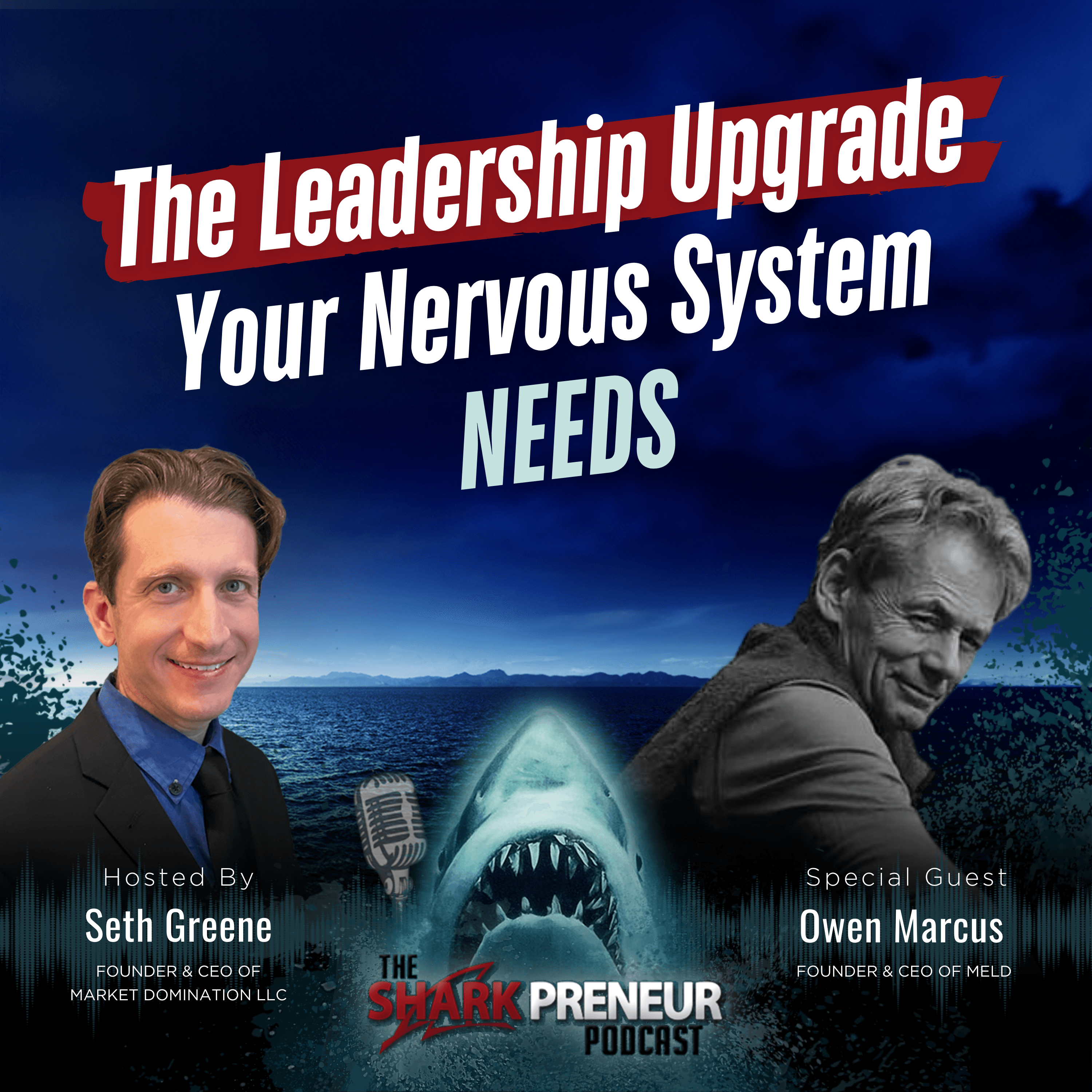 Episode 1262: The Leadership Upgrade Your Nervous System Needs with Owen Marcus - SharkPreneur cover