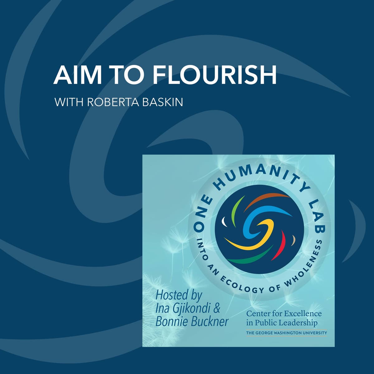 Aim To Flourish With Roberta Baskin - One Humanity Lab: Into an Ecology of Wholeness cover