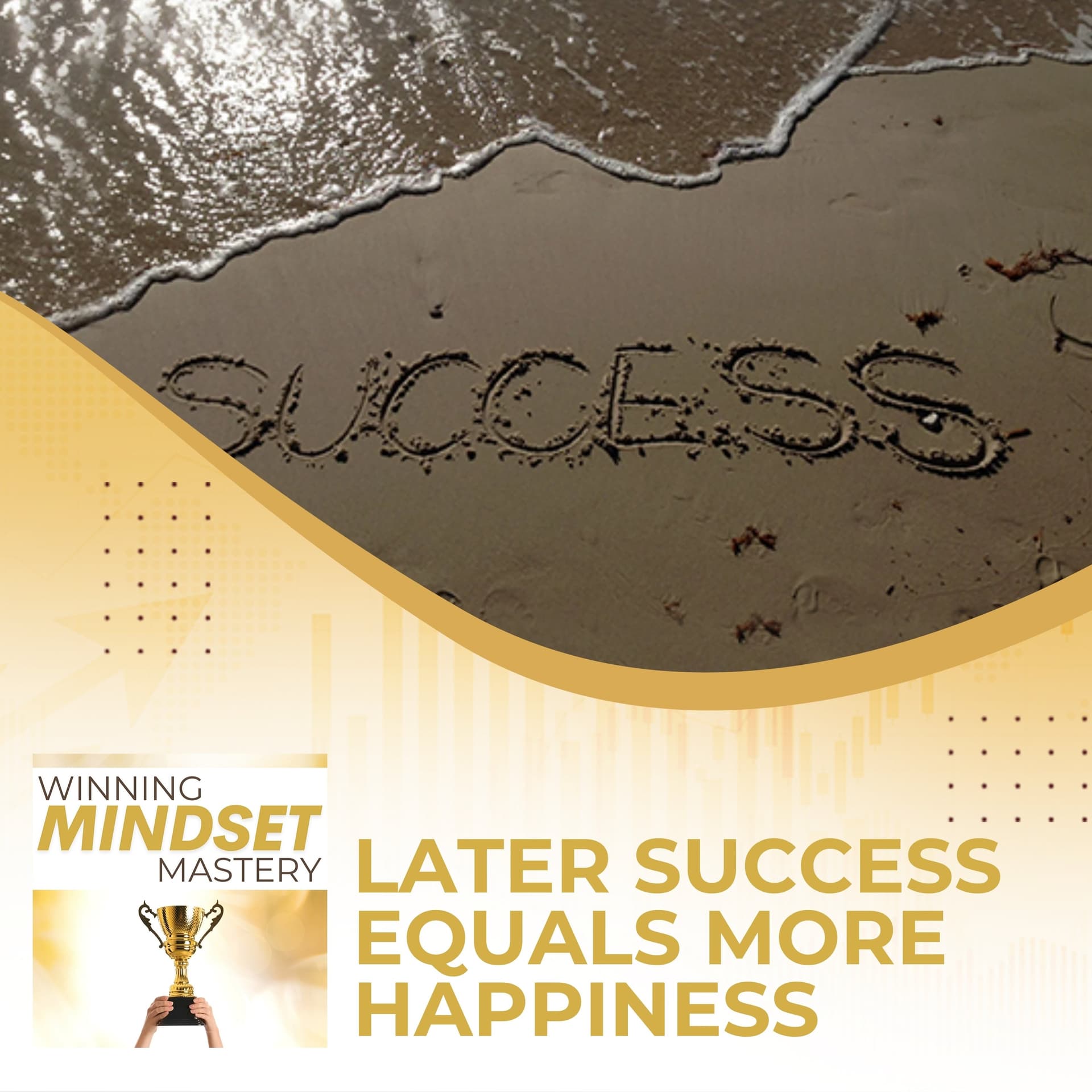 Later Success Equals More Happiness - Winning Mindset Mastery cover