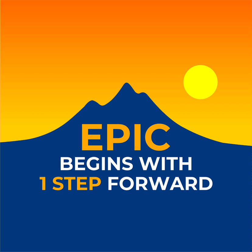 EPIC Begins With 1 Step Forward cover