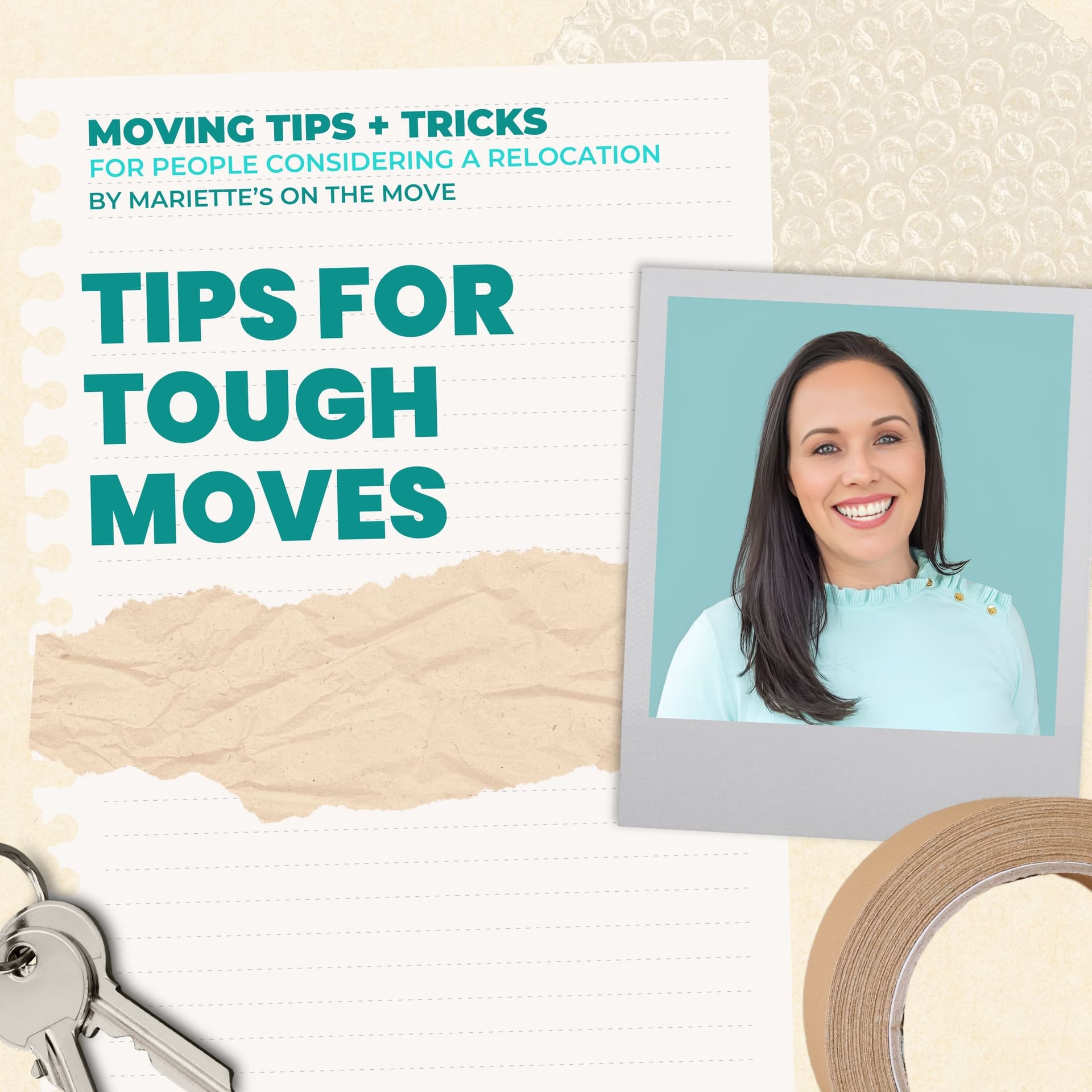 Tips For Tough Moves - Moving For Smarties cover