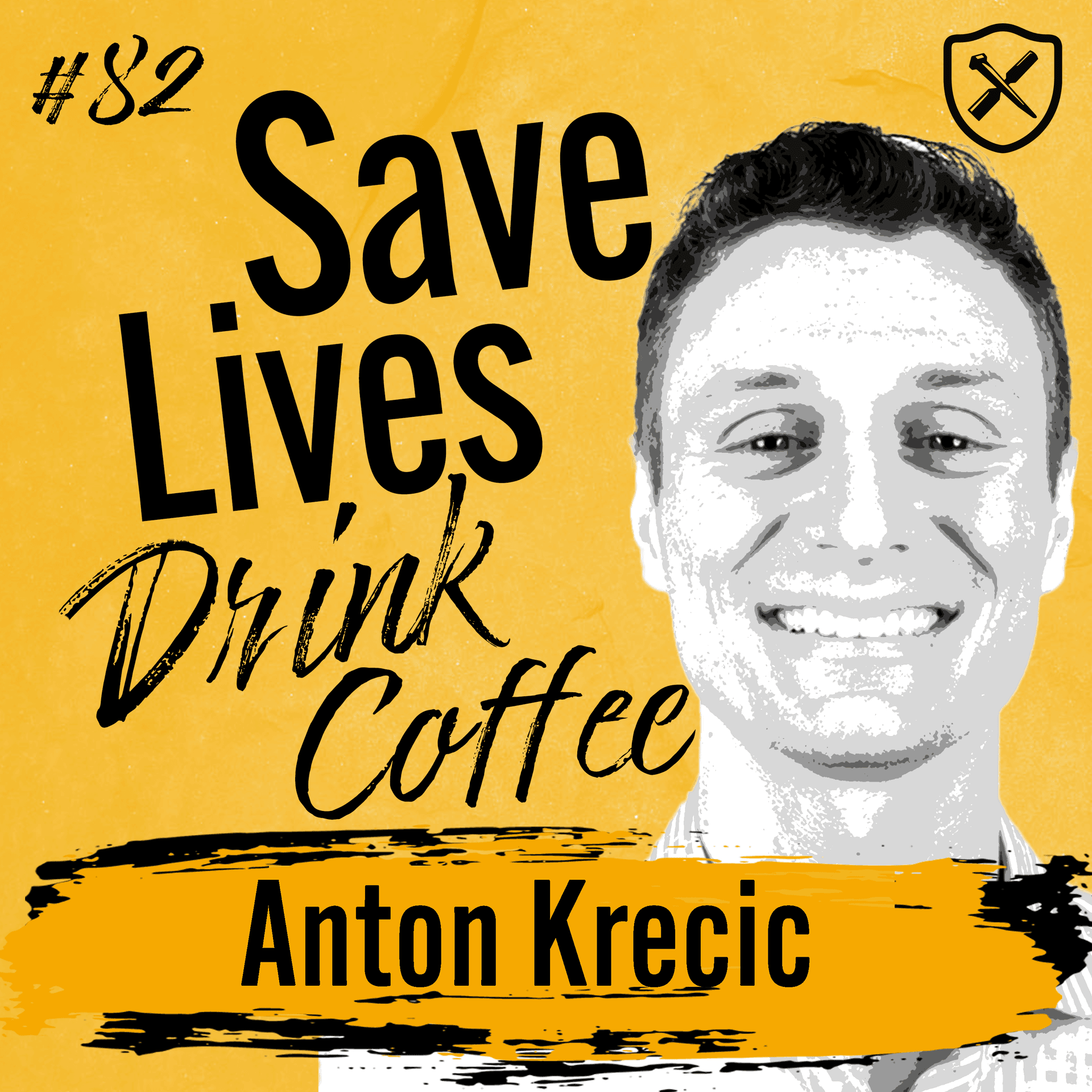 SAVE LIVES - DRINK COFFEE | How An Entrepreneur Is Using Coffee to Save Children | Anton Krecic - The Iron Deep Podcast cover