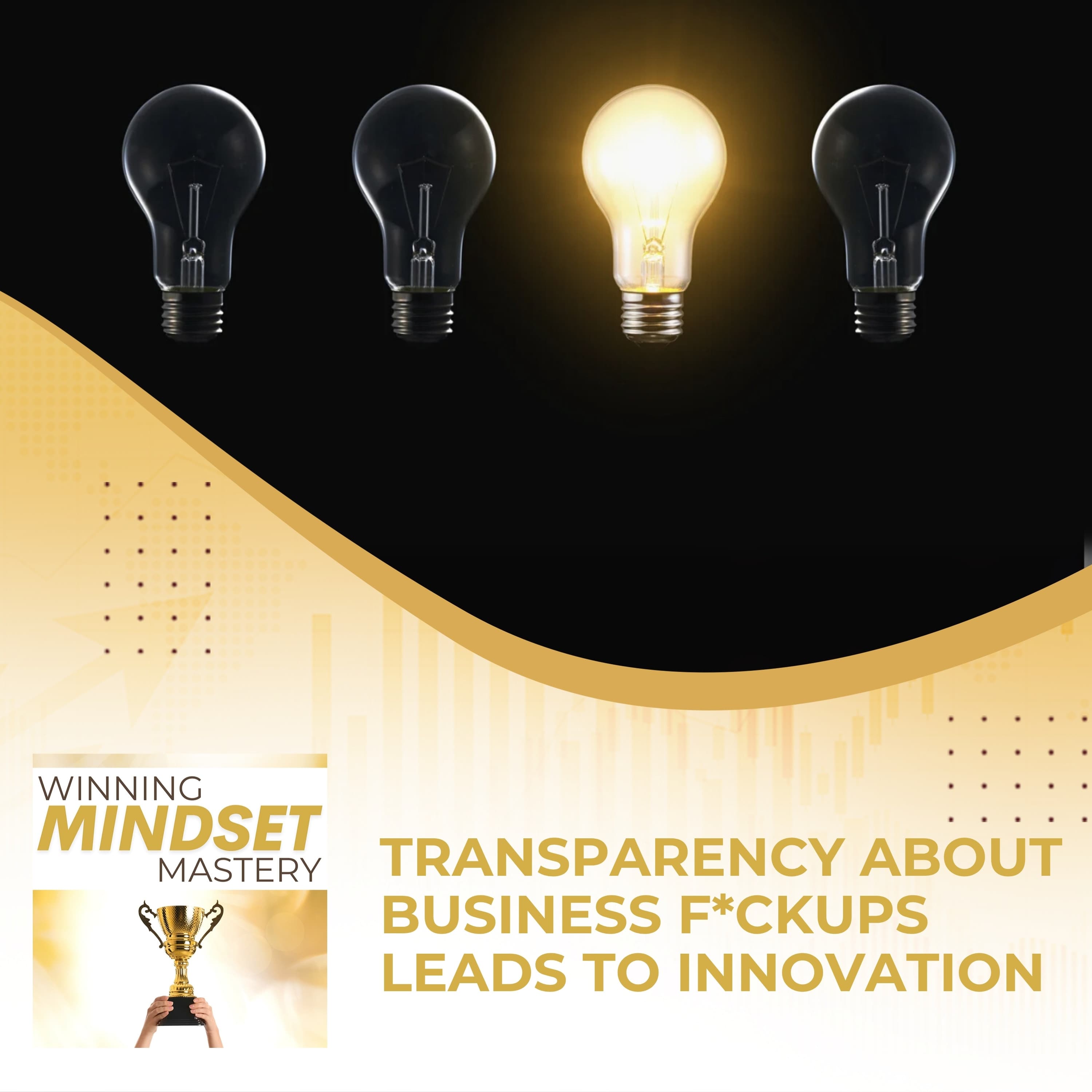 Transparency About Business F*ckups Leads To Innovation - Winning Mindset Mastery cover