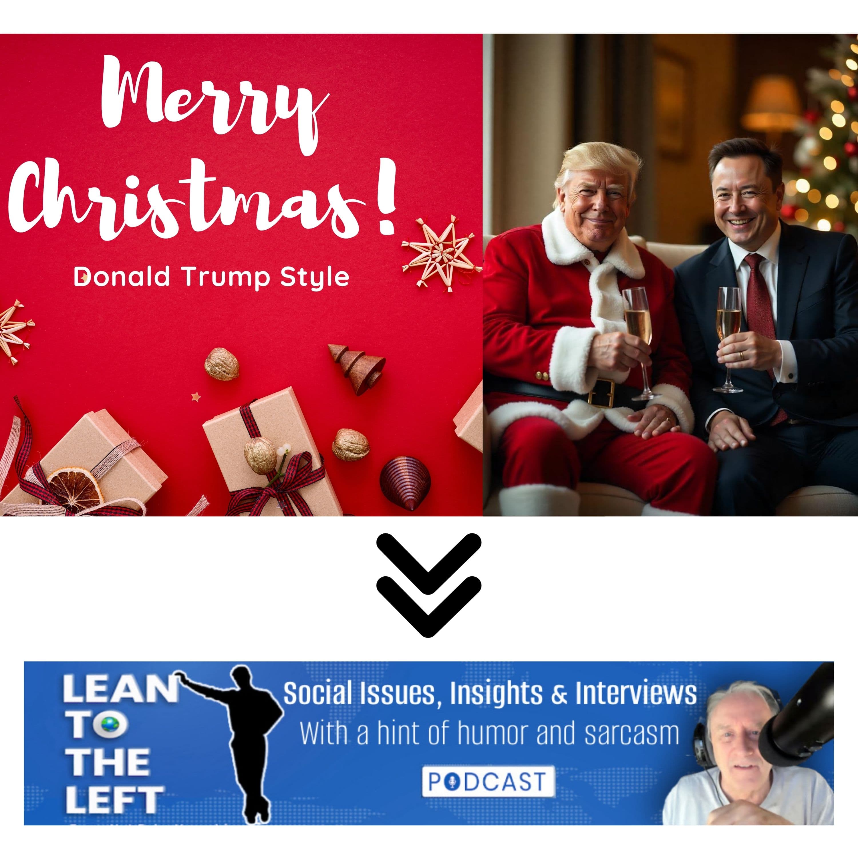 Christmas with Donald Trump - The Lean to the Left Podcast cover