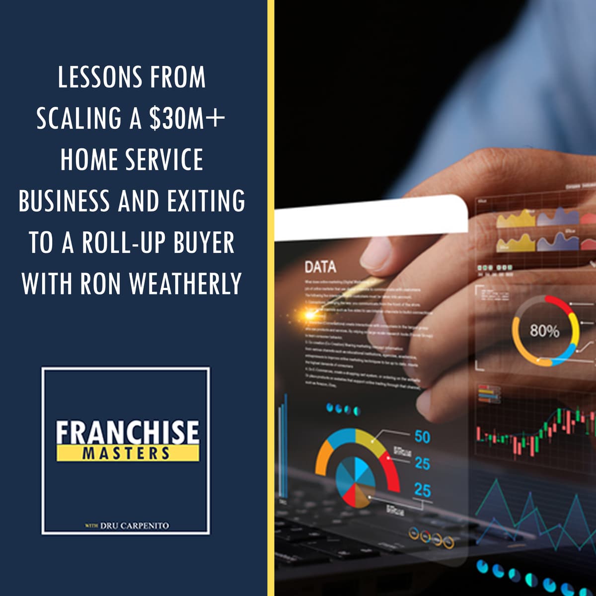 Lessons From Scaling A $30M+ Home Service Business And Exiting To A Roll-Up Buyer With Ron Weatherly - Franchise Masters cover
